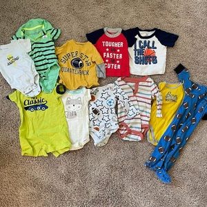 3-6 months baby boy clothes bundle